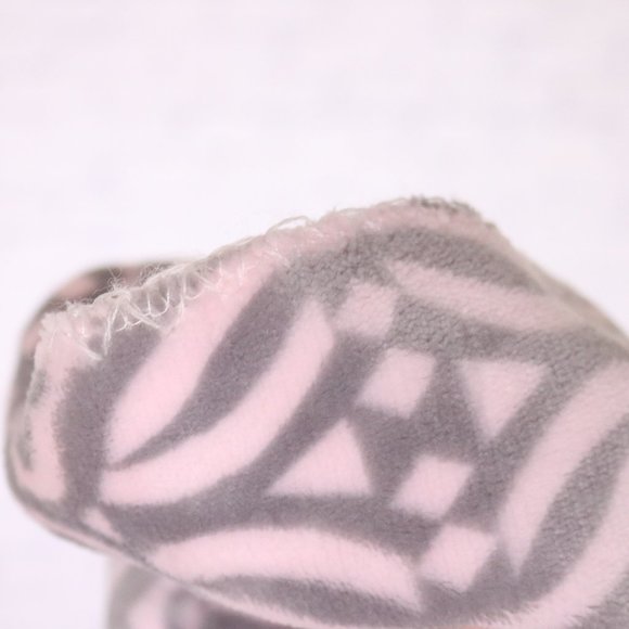 NWOT Piccolo Bambino pink & grey baby blanket b4 - Picture 5 of 6